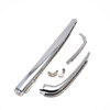  Mercedes-Benz SL & SLC 107 Rear Bumper Chrome Set (3 Piece) 