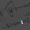 Mercedes-Benz 190 SL W121 Water Pump Rear Bearing - 000625036202