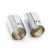 Mercedes-Benz 107 Exhaust Covers,2 x chrome plated -
