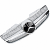 Mercedes-Benz SL R230 AMG Look Chrome Front Grille with Chrome Fins and Star - 2006-2008