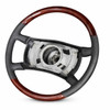 Mercedes-Benz SL W107 Burl Wood Steering Wheel - with airbag 80-85