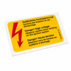 Mercedes-Benz Danger High Voltage Sticker - 1245840147