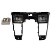 Mercedes-Benz R129 SL | W124 Dome Light Electric Board Bracket with Bulbs and Lens Black