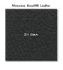 Interior Trim Leather Hide for Mercedes-Benz Black Perf