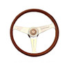 Mercedes-Benz SL W113 Pagoda African Mahogany Steering Wheel Small Ivory Horn Button