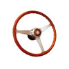 Mercedes-Benz SL W113 Pagoda Dark African Mahogany Steering Wheel Amber Varnish