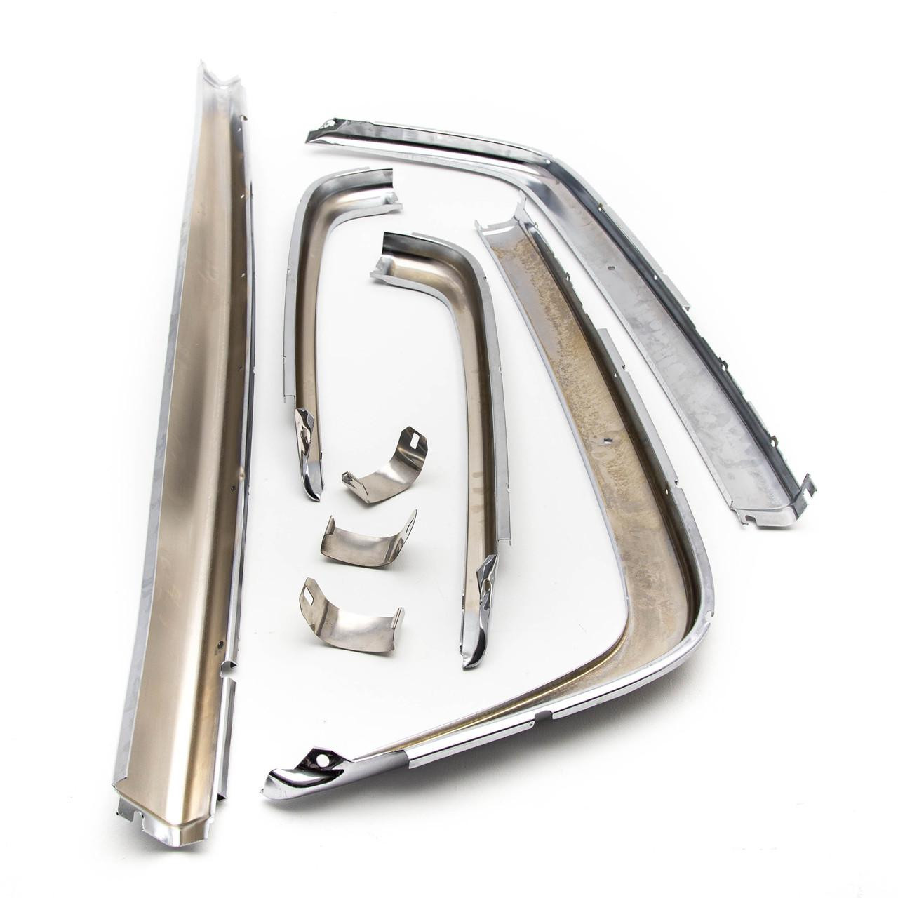 Mercedes-Benz SL & SLC 107 Complete Chrome Bumper Set
