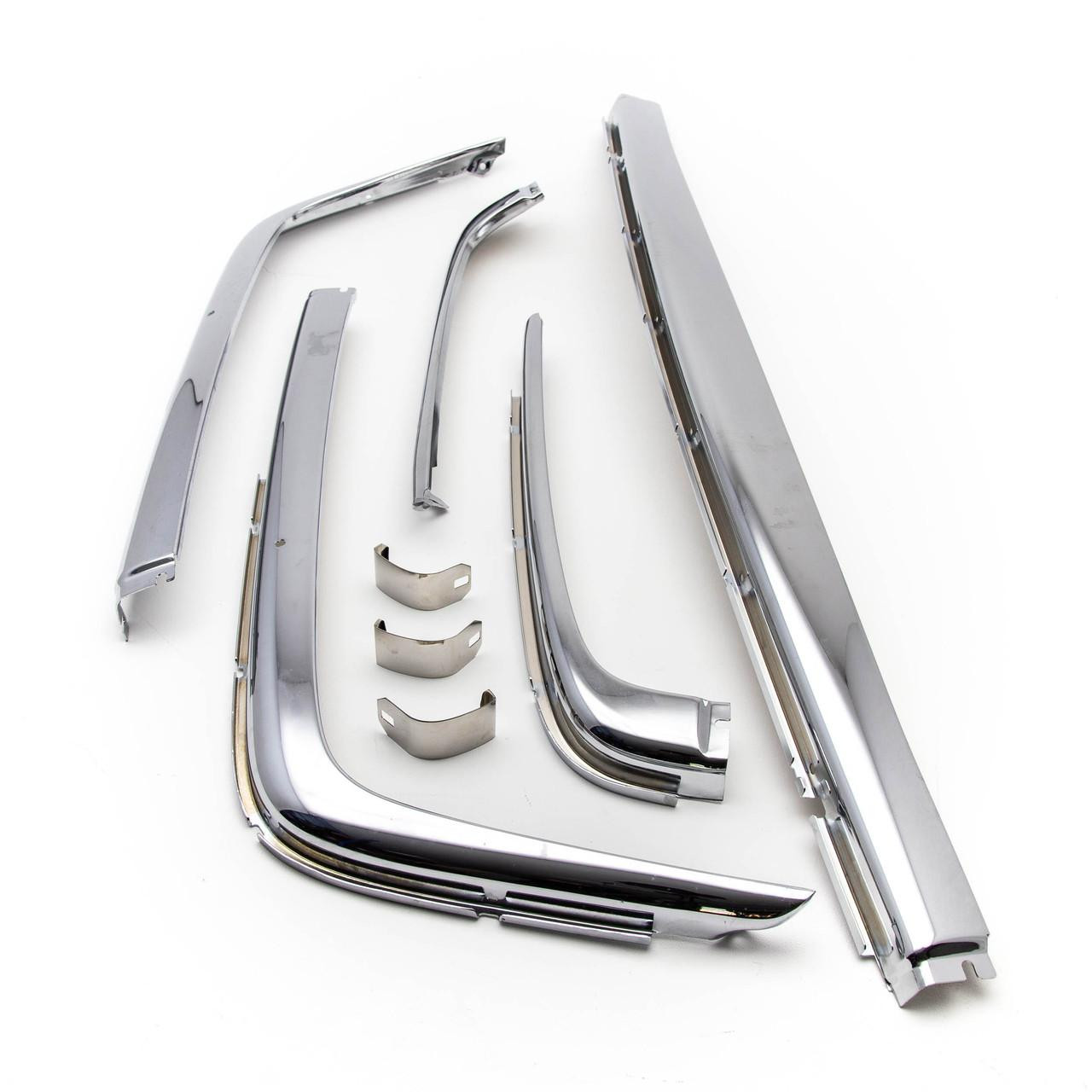 Mercedes-Benz SL & SLC 107 Complete Chrome Bumper Set