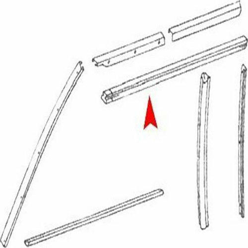 Mercedes-Benz SL R107 Soft Top Upper Right Window Premium Weather
