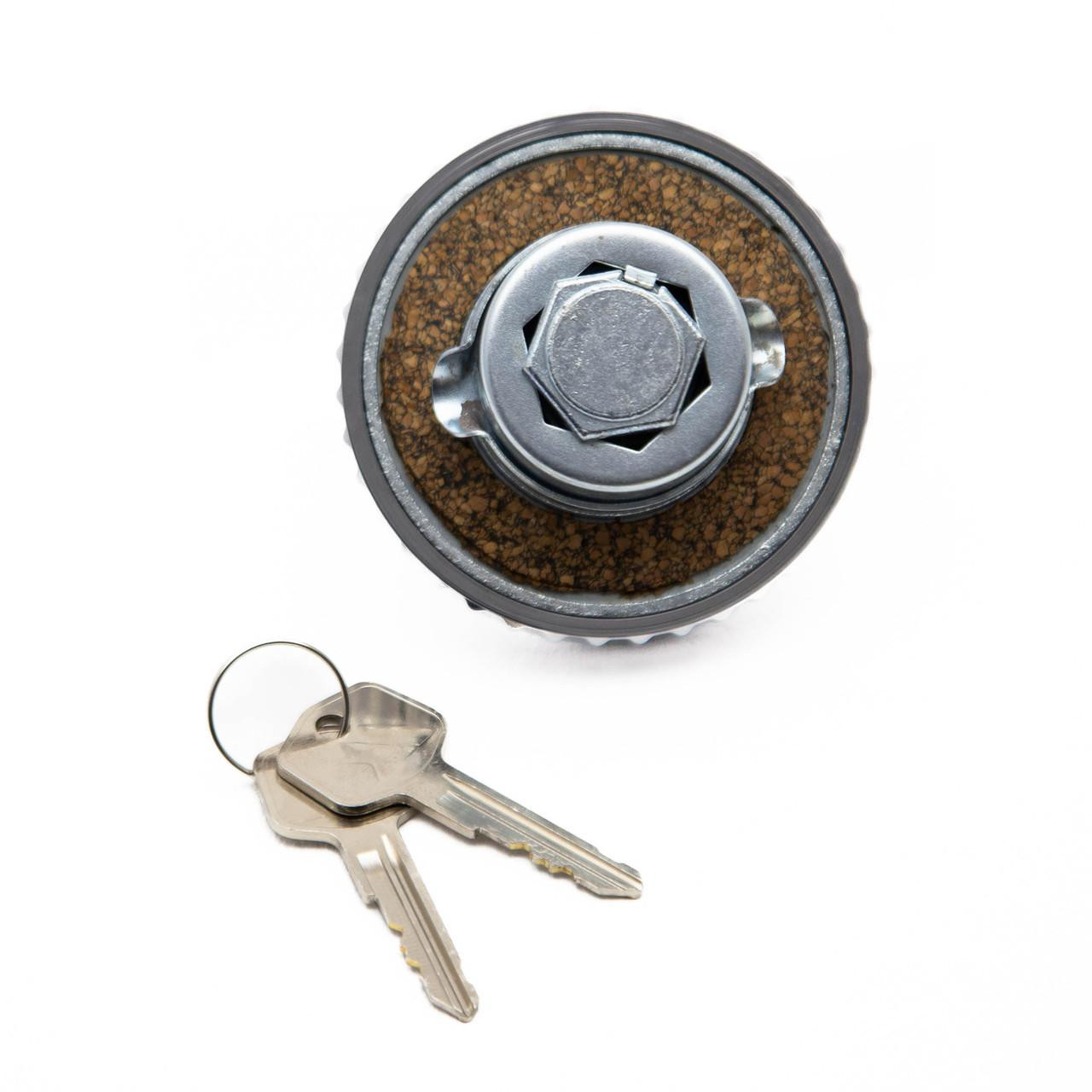 メル25877 Mercedes-Benz SL W113 Pagoda Chrome Locking Fuel Cap - 0004714730