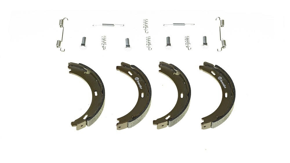 BREMBO Rear Handbrake Shoe Set – Fits Mercedes 124, 190, A/B/C/E Class & CLK (4-Pack)