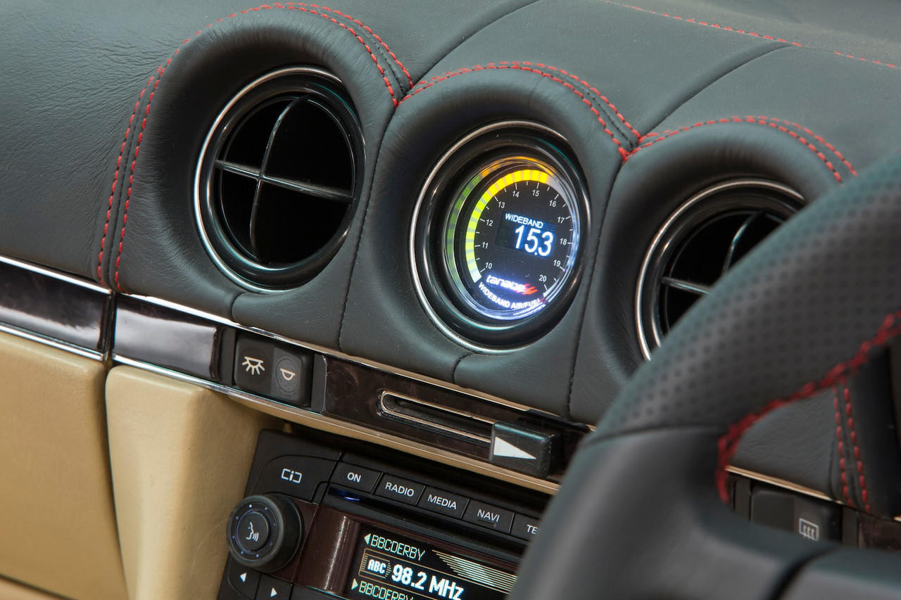 Mercedes Benz SL R107 Black Pepper Veneer Interior Wood Dash