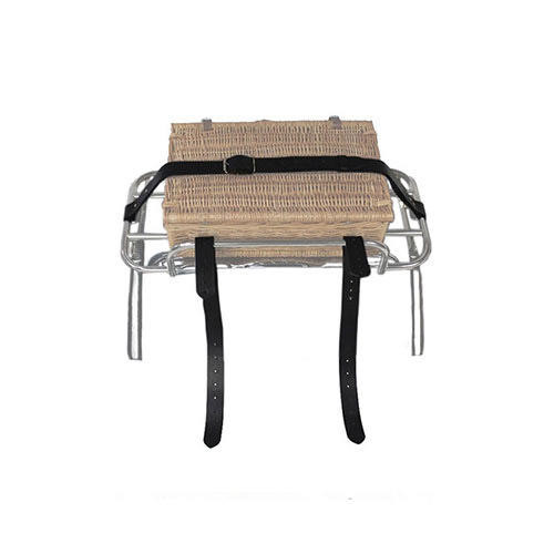 MercedesBenz SL Black Leather Luggage Straps the