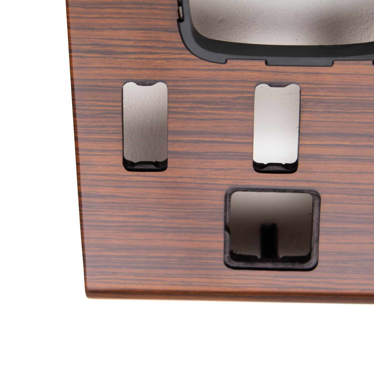 Mベンツ107-500SL内装部品セツト各部仕上 Mercedes-Benz SL 107 Zebrano Wood Centre Console