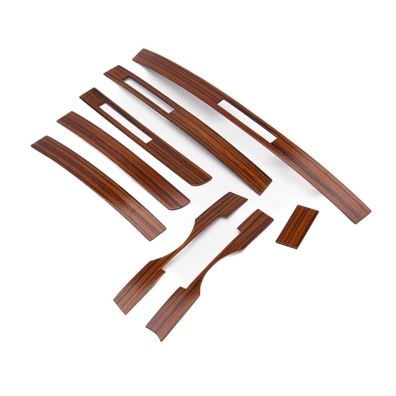 Mercedes-Benz SL 107 RHD Zebrano Wood Dash Strip Set - 1076804571