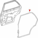 Mercedes-Benz W123 Rear Right Door Premium Weather Seal - 1237300278