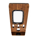 Mercedes-Benz SL 107 Zebrano Wood Centre Console - 1076800808 Mercedes-Benz SL 107 Zebrano Wood Centre Console - 1076800808