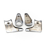 Mercedes-Benz SL and SLC 107 Seat Chrome Cap - Full Set Mercedes-Benz SL and SLC 107 Seat Chrome Cap - Full Set