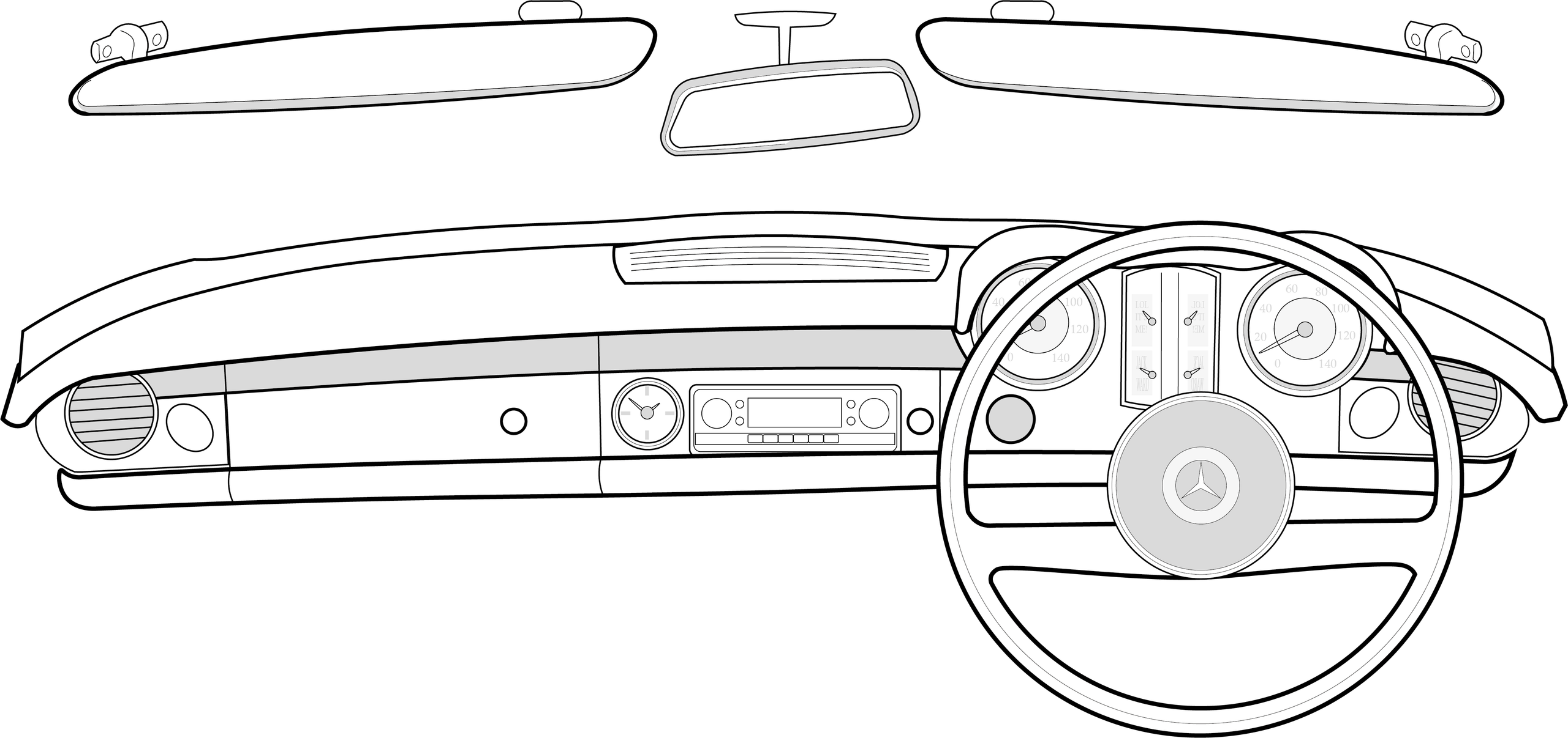 MercedesBenz SL W113 Pagoda Parts