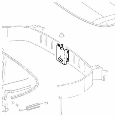 Mercedes-Benz SL W113 Pagoda Left Front Left Release Handle - 1137700126