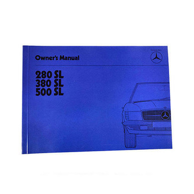 Mercedes-Benz SL 107 280,380 and 500 Owners Manual