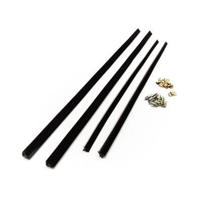 Mercedes-Benz SL and SLC 107 Window Scraper Seal Set