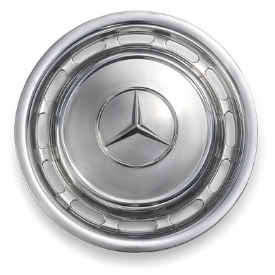 Mercedes Chrome Hub Cap for 15" Steel Wheel - 1154010424