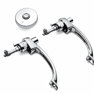 Mercedes-Benz SL W113 Pagoda Chrome Door Lock Set with Fuel Cap - 1138930003