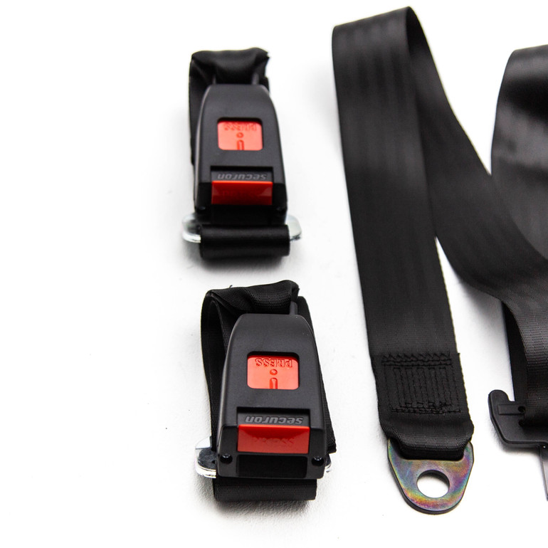 Mercedes-Benz SL 107 3 Point Rear Seat Belts Set 71-89v