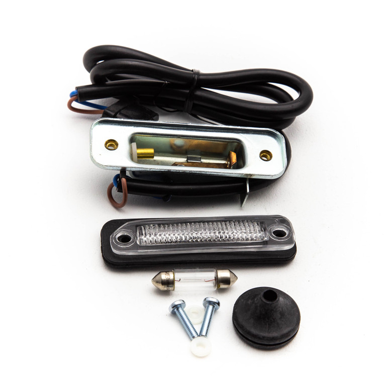 Mercedes SL W113 Pagoda Number Plate Lamp Assembly - 1138200062 Mercedes SL W113 Pagoda Number Plate Lamp Assembly - 1138200062