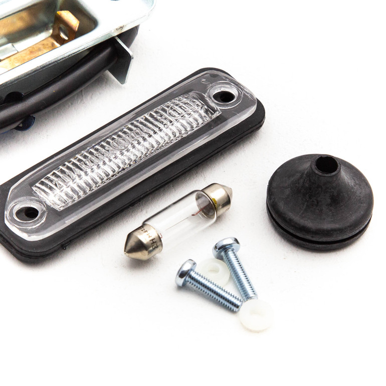 Mercedes SL W113 Pagoda Number Plate Lamp Assembly - 1138200062 Mercedes SL W113 Pagoda Number Plate Lamp Assembly - 1138200062