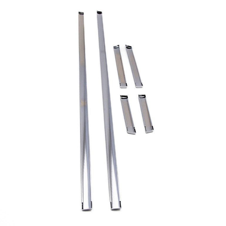  Mercedes-Benz SL W113 Pagoda Aluminum Sill Chrome Set (6-Piece) 