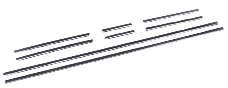  Mercedes-Benz SL W113 Pagoda 8 Piece Chrome Moulding Set 