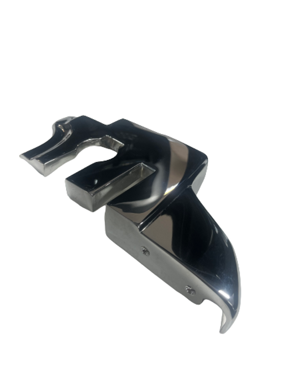Mercedes-Benz SL R107 1971-'86 Genuine Reconditioned Left B Pillar Chrome Cap - 1076930135
