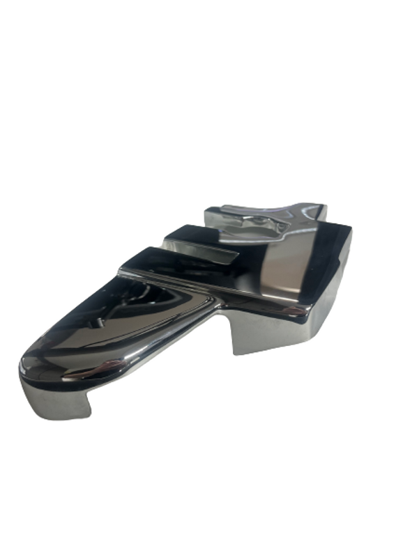 Mercedes-Benz SL R107 1971-'86 Genuine Reconditioned Left B Pillar Chrome Cap - 1076930135