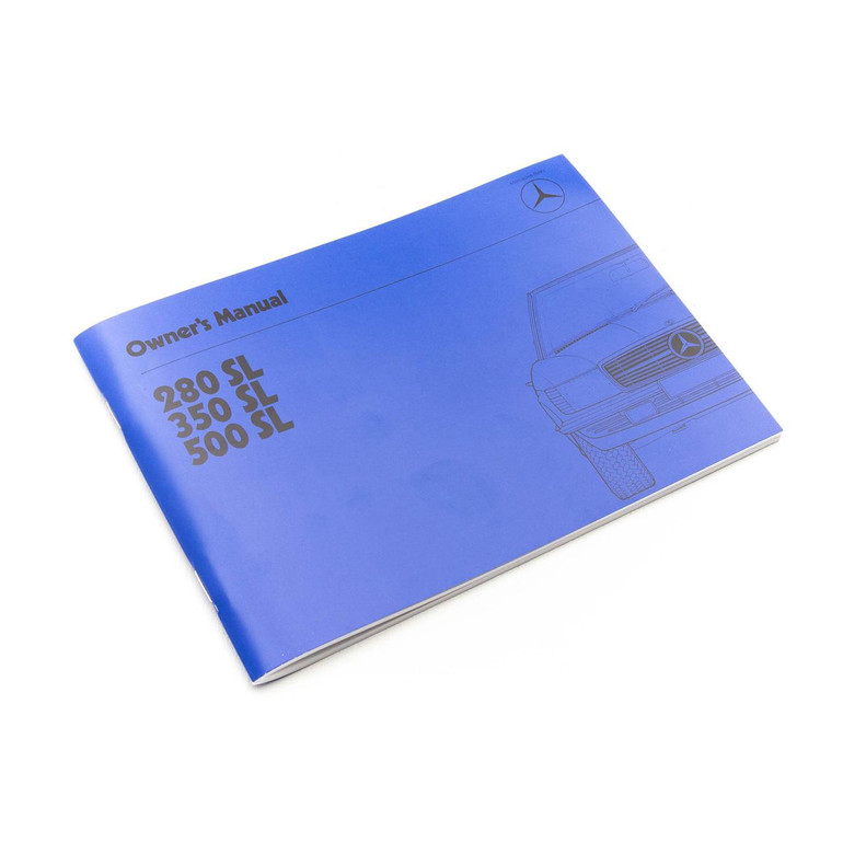  Mercedes-Benz SL 107 280,380 & 500 Owners Manual 