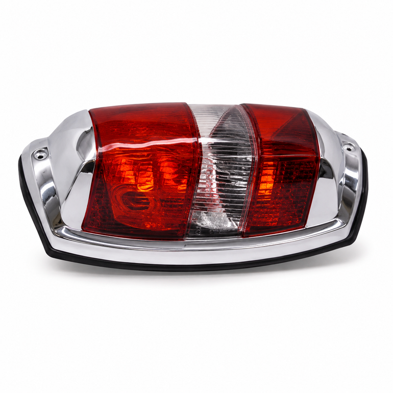 Mercedes-Benz 190 SL W121 Combined Tail Light Assembly Red / Clear / Red - 101808200664