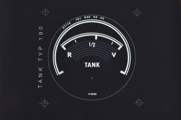  Mercedes-Benz 190 SL W121  Fuel Gauge Dial Face 