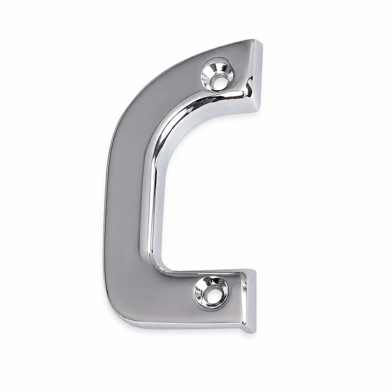 Mercedes-Benz 190 SL W121 Right Door Lock Chrome Cover Plate - 1107230624