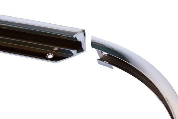  Mercedes-Benz 190 SL W121 6 Piece Chrome Profile Soft Top Set 