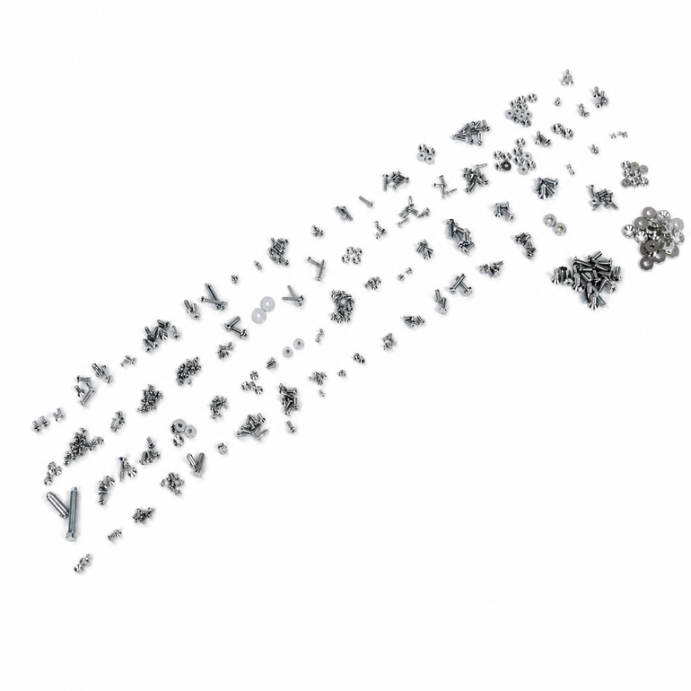 Mercedes-Benz 190 SL W121 Interior Chrome Screw Set 395 Pieces
