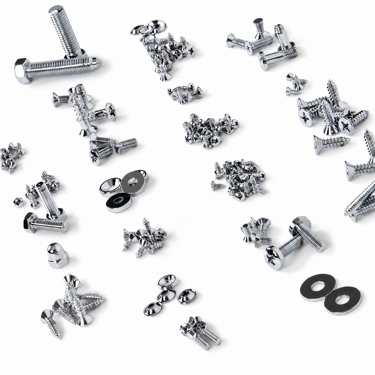 Mercedes-Benz 190 SL W121 Interior Chrome Screw Set 395 Pieces