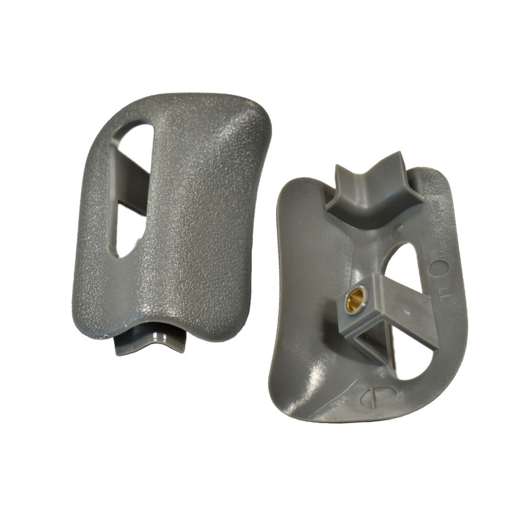Mercedes-Benz R129 SL | W124 Sun Visor Caps Pair Grey - 1298110561 1298110661