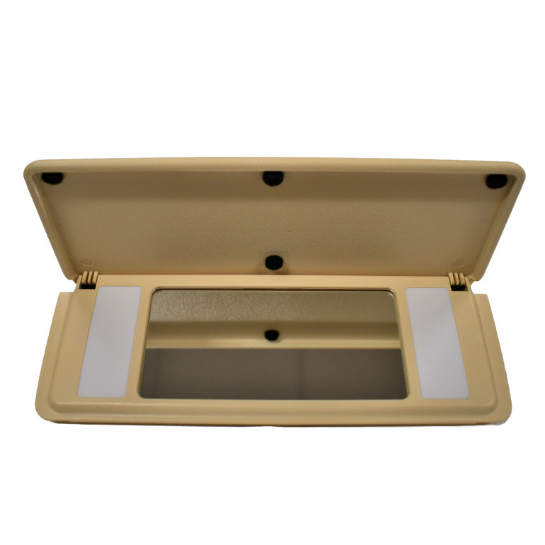 Mercedes-Benz R129 SL | A124 Sun Visor Vanity Mirror with Backing Plates - 1298102317