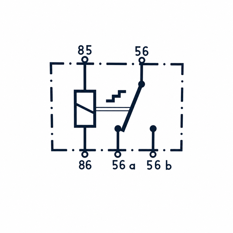 Mercedes-Benz SL W113 Pagoda Wiper Relay Dry Transfer Sticker