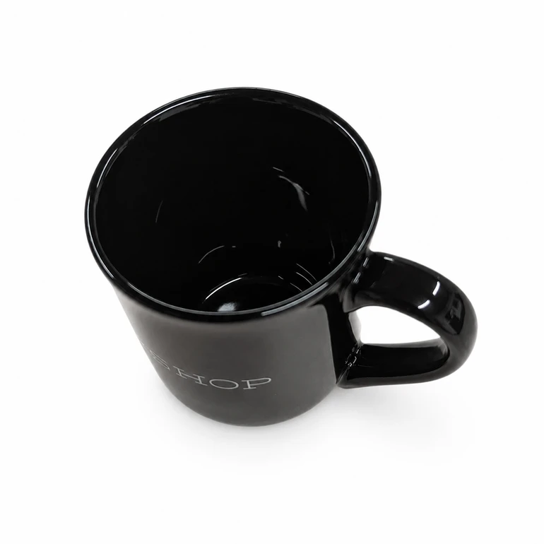 SL Shop Black Ceramic Mug