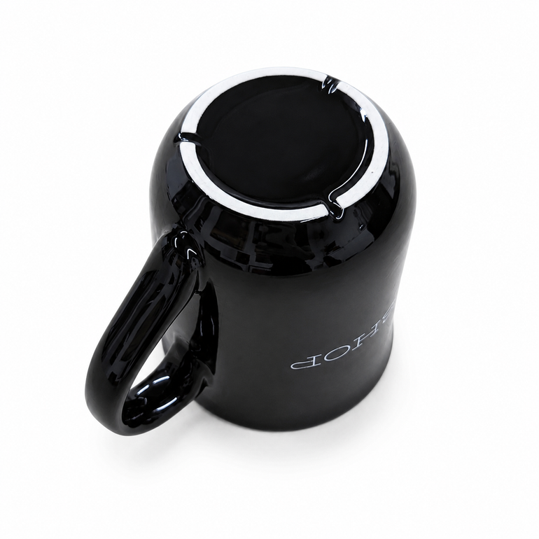 SL Shop Black Ceramic Mug