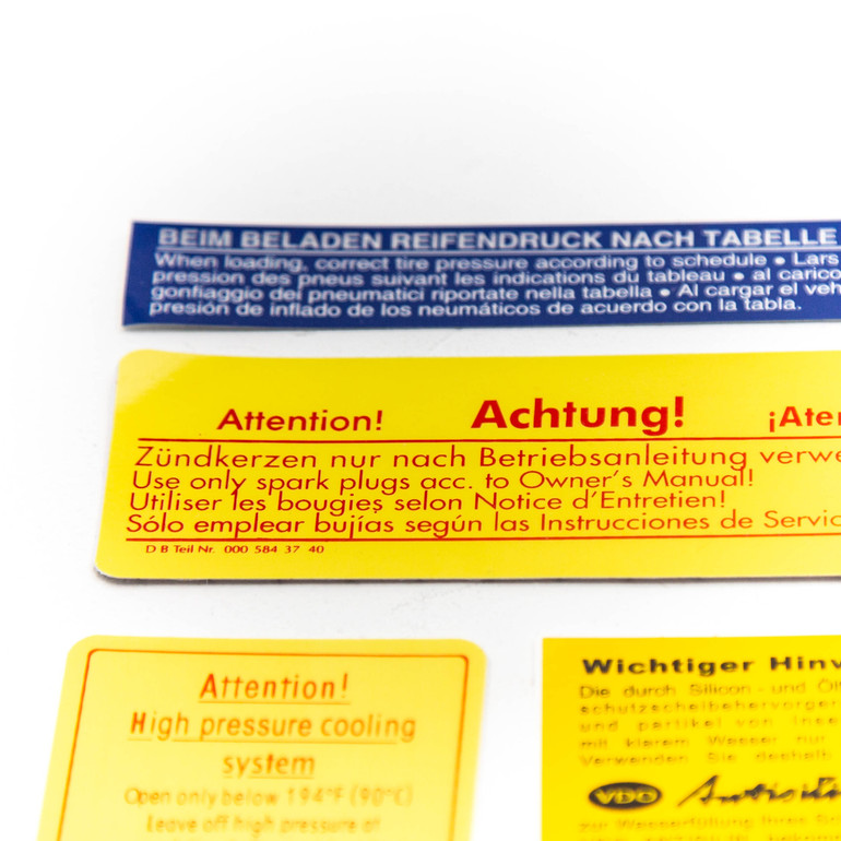 Mercedes-Benz 190SL W121 190/300SL Sticker Set