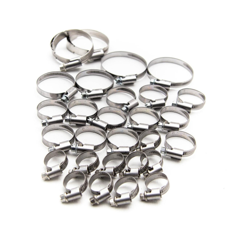 Mercedes-Benz SL W113 Pagoda Radiator Hose Clamp Set 