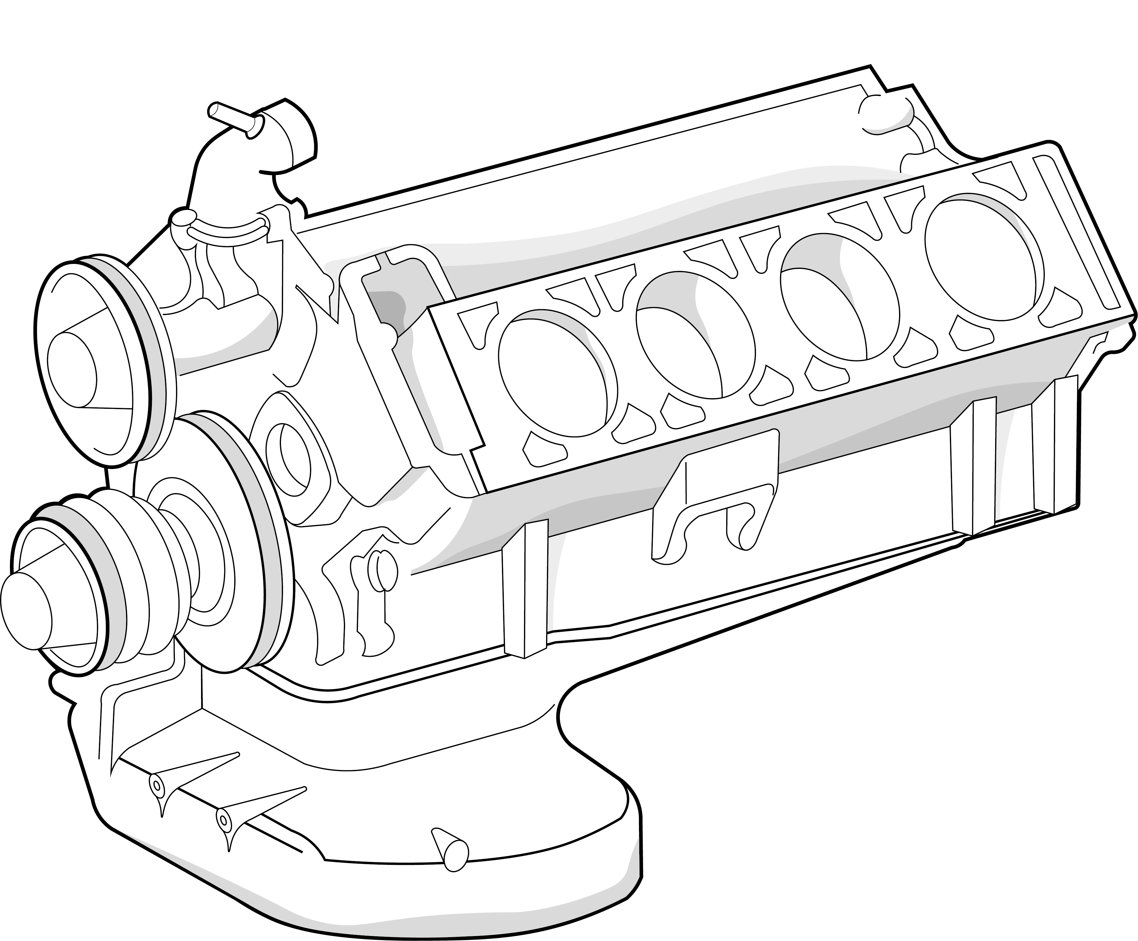 Mercedes-Benz SL 107 Engine